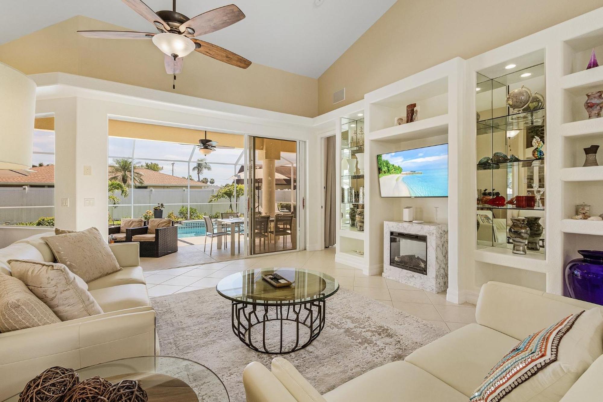 Villa-Haze, Lots Of Privacy, Solar & Electric Heated Pool And Spa Cape Coral Extérieur photo